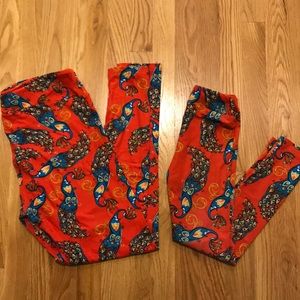 Mommy and me lularoe leggings! TC and L/xl